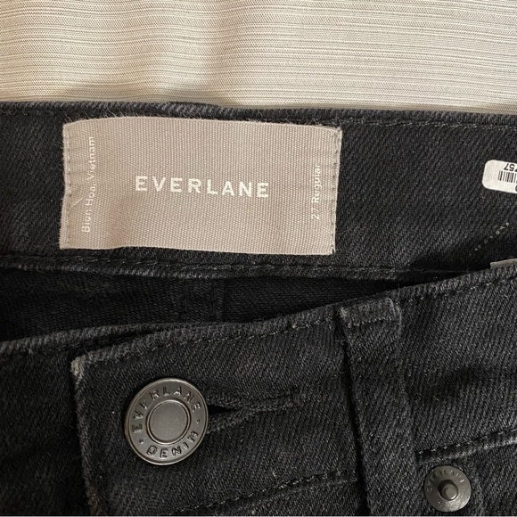 Everlane High Rise Black Jeans Size 27 - Picture 3 of 7